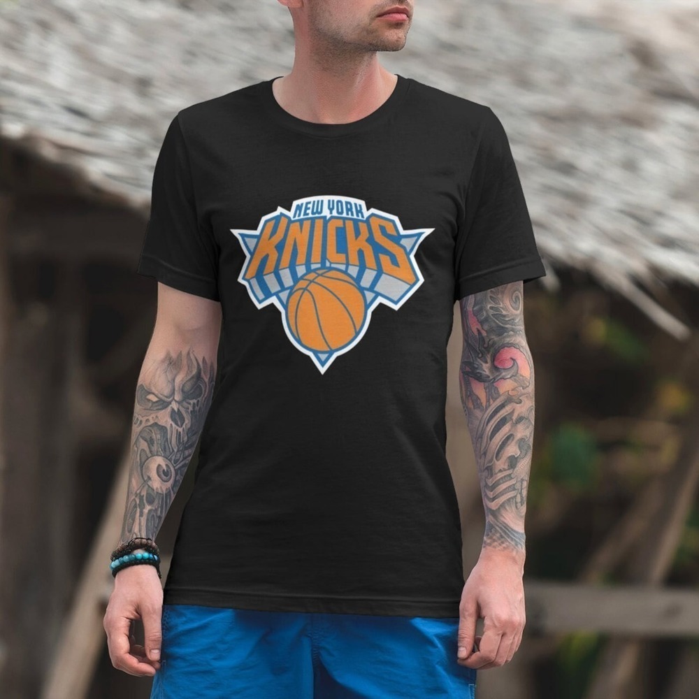 New York Knicks Logo Unisex Tshirt Nba Tee Gift For Basketball Fan